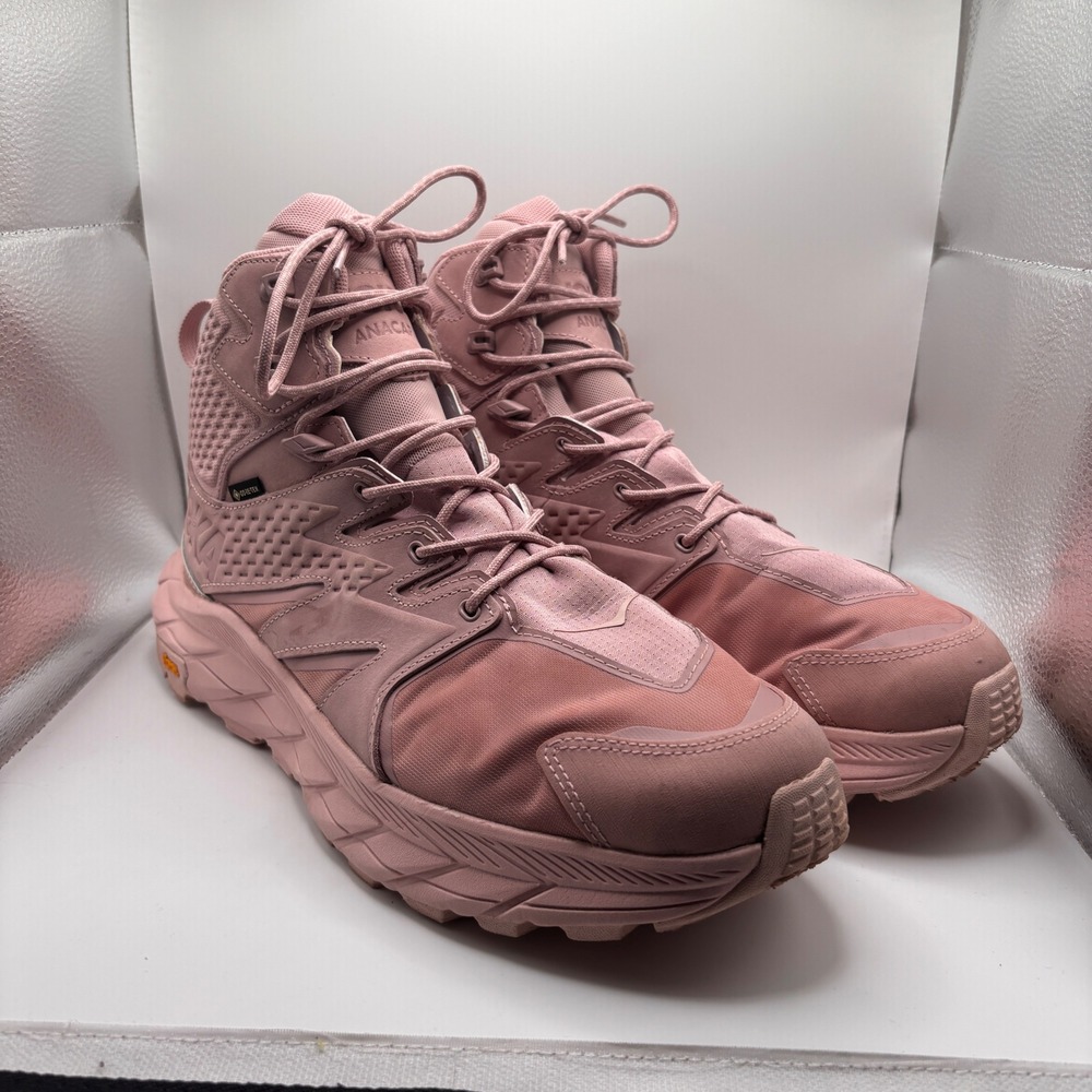 Hoka Anacapa Mid "Pale Mauve" GORE-TEX Hiking Boots Men's Size 13 1134984 PMPW